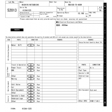 NICHIYU MITSUBISHI RBC10D-70-400W