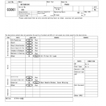 MITSUBISHI PG450