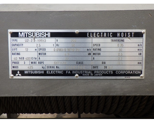 MITSUBISHI U2-2.5-HMH3-2UNITS-SET