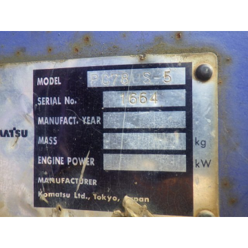 KOMATSU PC78US-5