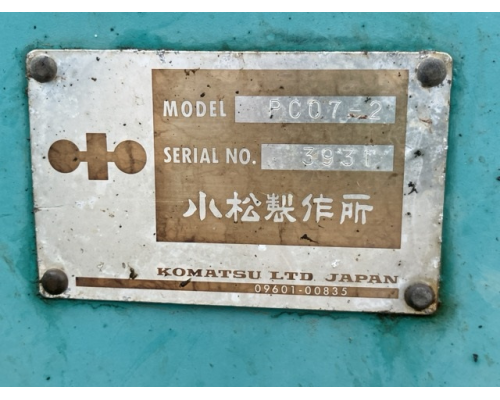 KOMATSU PC07-2
