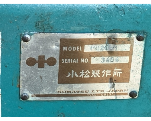 KOMATSU PC25-1
