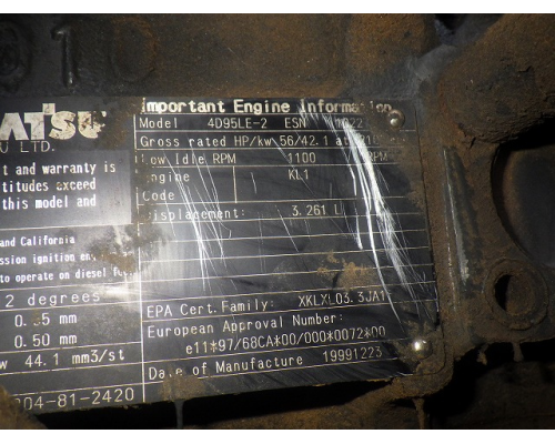 KOMATSU PC78US-5