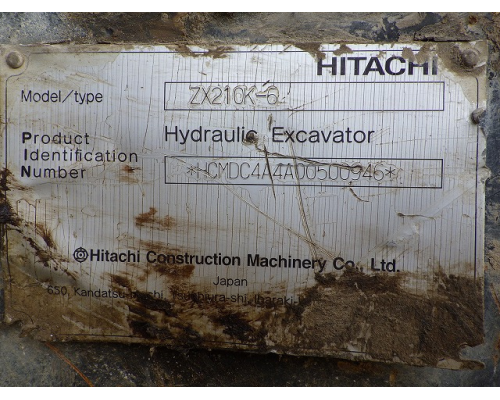 HITACHI ZX210K-6