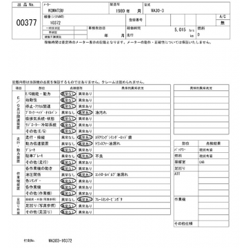 KOMATSU WA30-3
