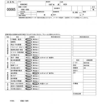 KAWASAKI 85ZA