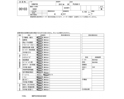 KOMATSU PC20UU-5