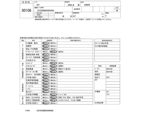 CAT 308DCR