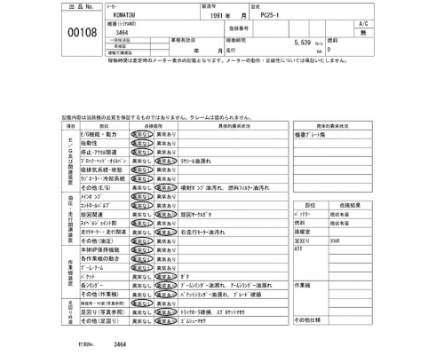KOMATSU PC25-1