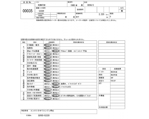 KOMATSU D20Q-5