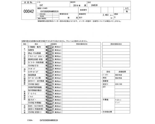 CAT 308ECR