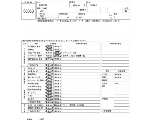 KOMATSU PC03-1