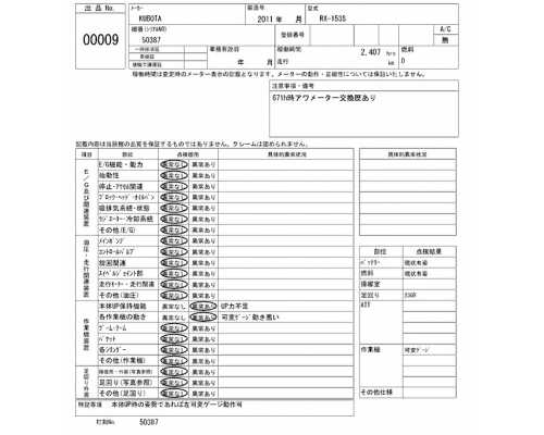 KUBOTA RX-153S