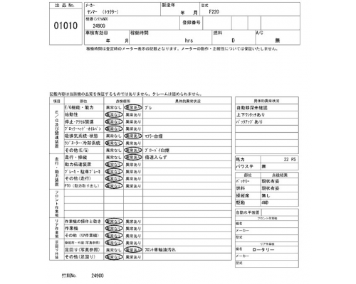YANMAR F220
