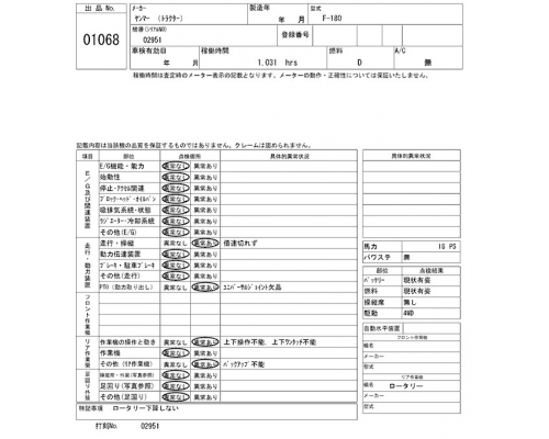 YANMAR F-180