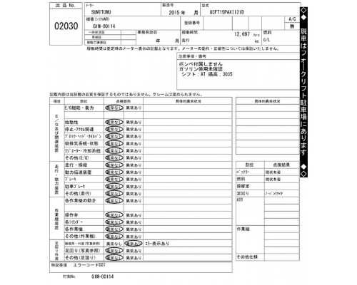 SUMITOMO 03FT15PAXII21D