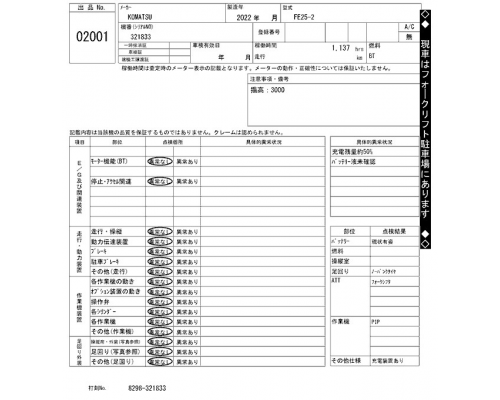 KOMATSU FE25-2