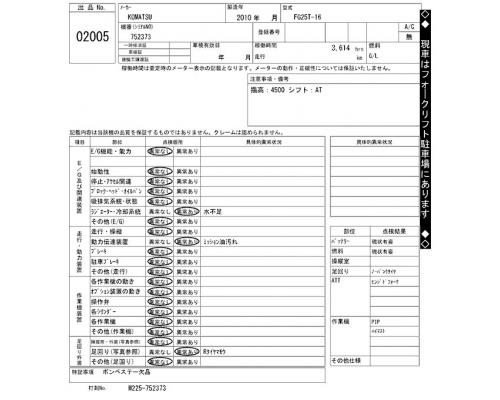KOMATSU FG25T-16