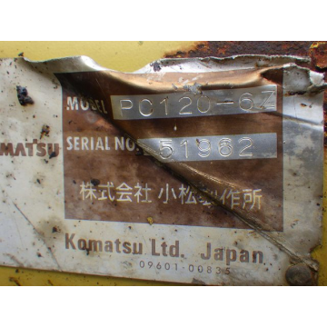 KOMATSU PC120-6Z